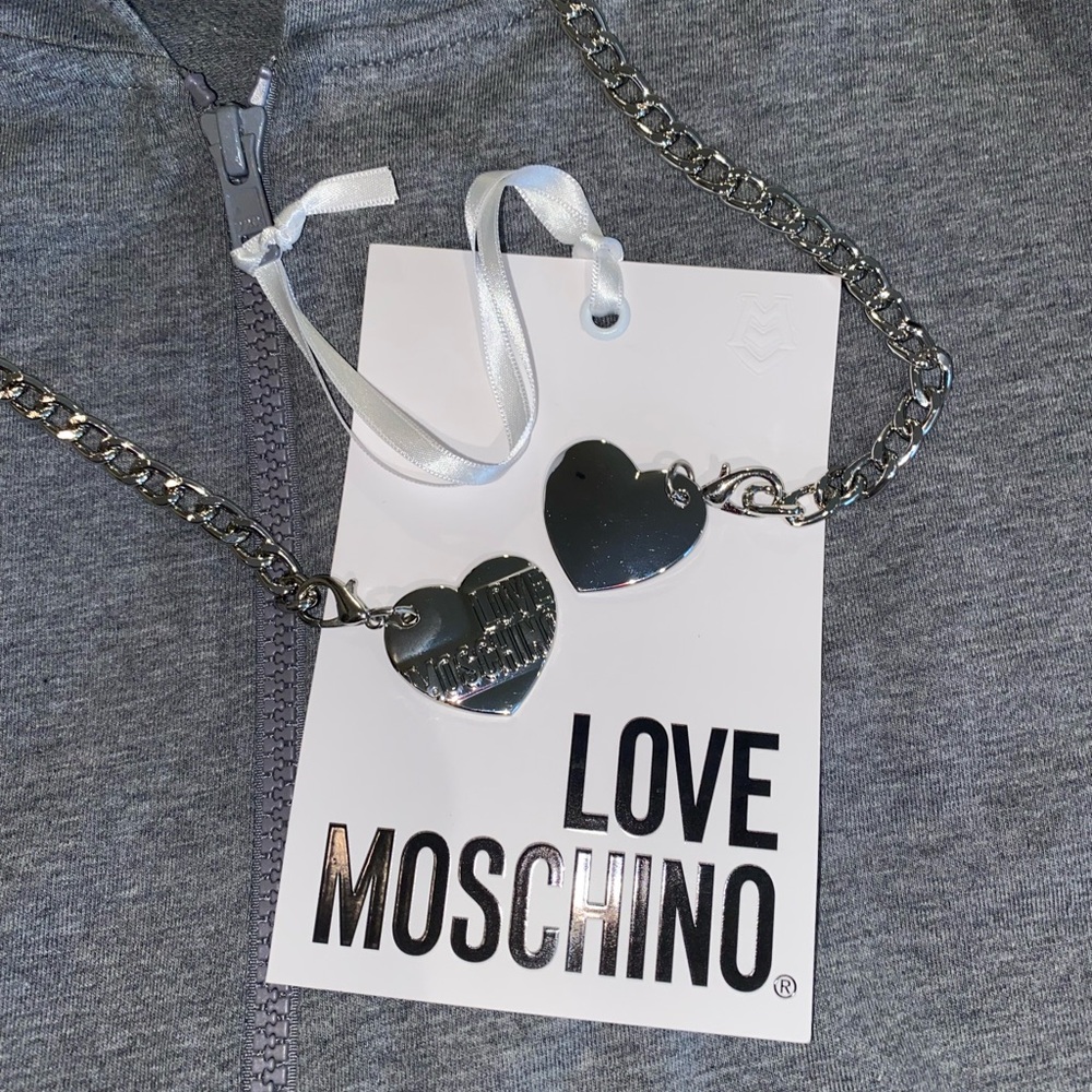 LOVE MOSCHINO Full Zip Hoodie Jacket